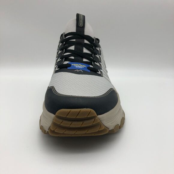 NEW Skechers D'Lux Trekker Toughtwill Mens 10 Gray Athletic Hiking Shoes 237641 - Picture 9 of 13